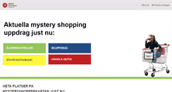 Desktop Screenshot of mysteryshopper.se